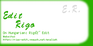 edit rigo business card